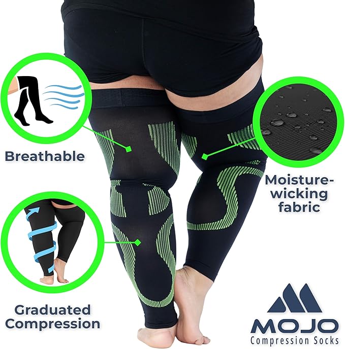 Wide calf sleeve for better blood circulation