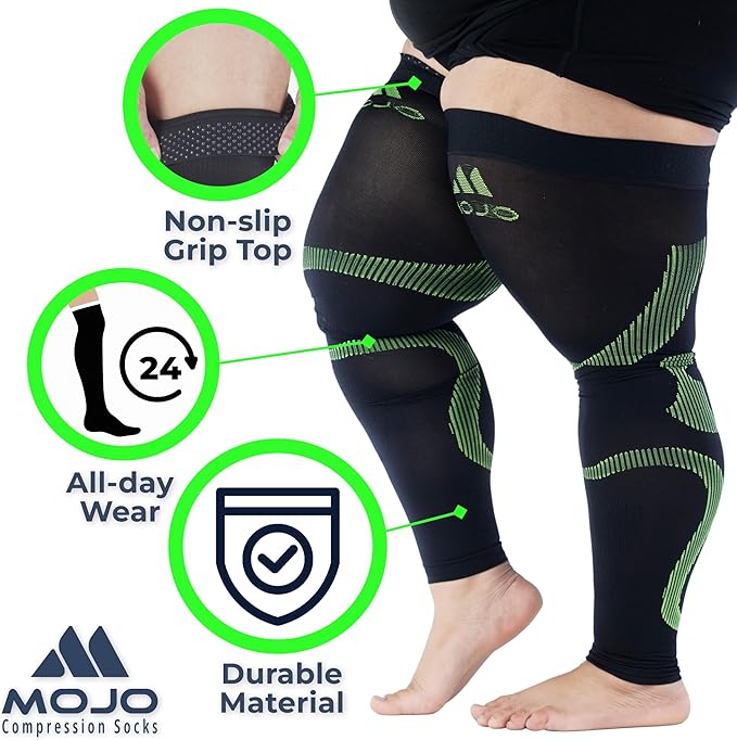 Wide calf sleeve for better blood circulation