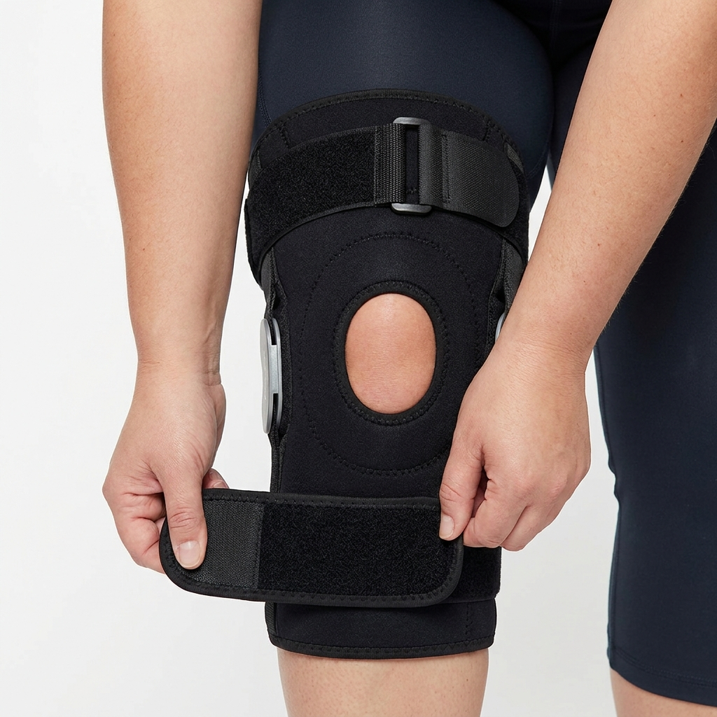 Anti-Slip Knee Brace. Built for Bigger Legs with TwinStrap™