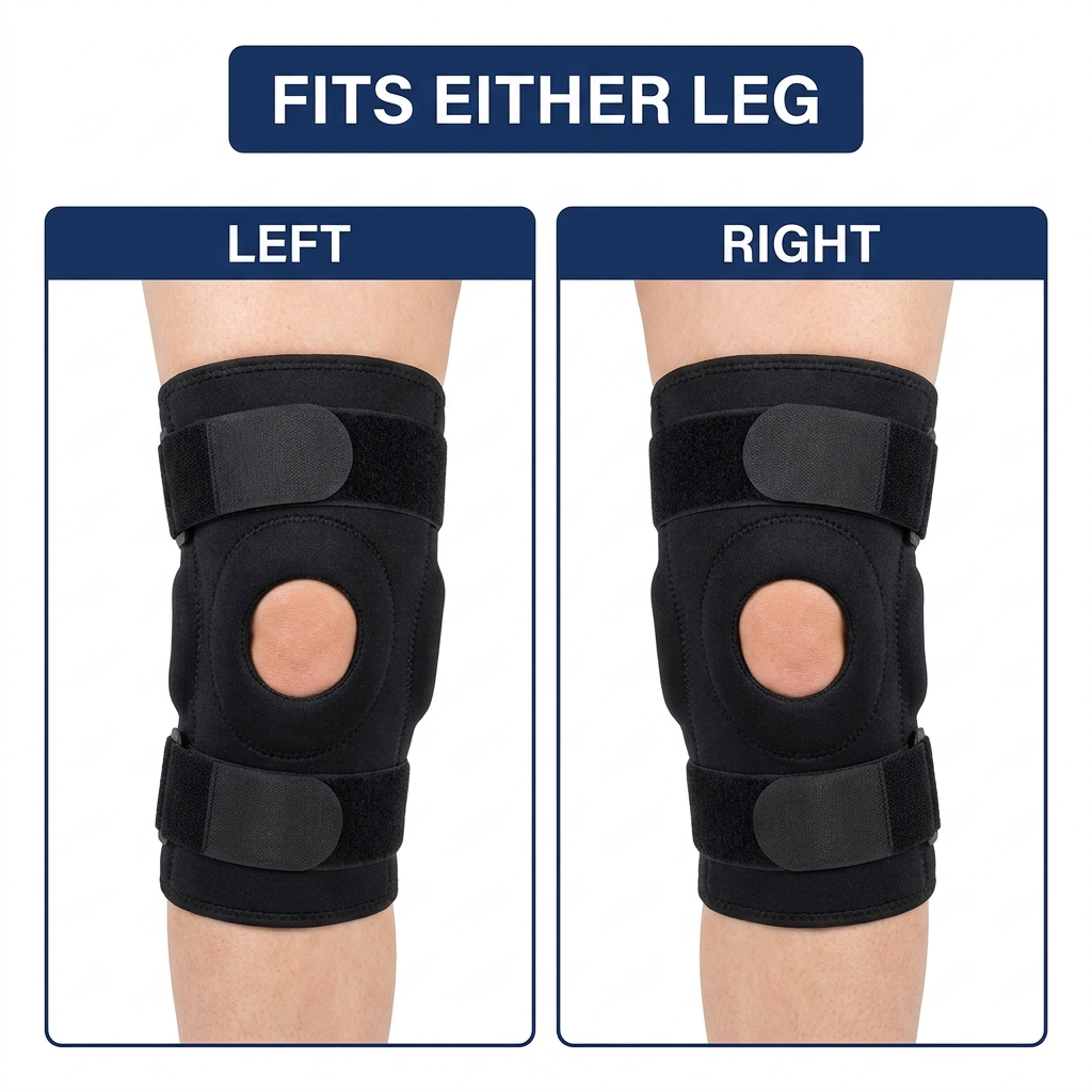Anti-Slip Knee Brace. Built for Bigger Legs with TwinStrap™