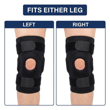 Anti-Slip Knee Brace. Built for Bigger Legs with TwinStrap™