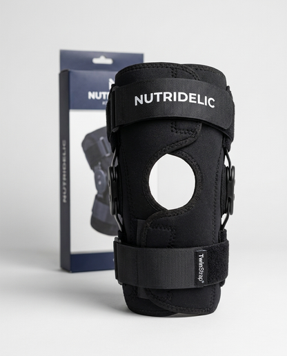 Anti-Slip Knee Brace. Built for Bigger Legs with TwinStrap™
